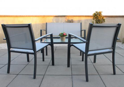 Sodo Baldų Komplektas – Sofa, 2 Kėdės ir Stalas I TARMAR