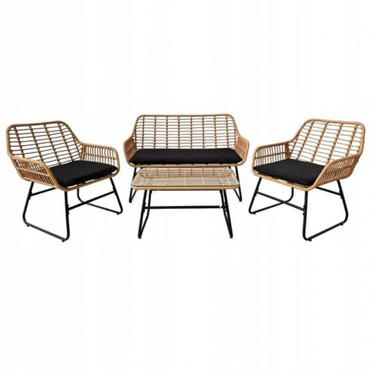 TARMAR Sodo baldų rinkinys – sofa, kėdės ir stalas