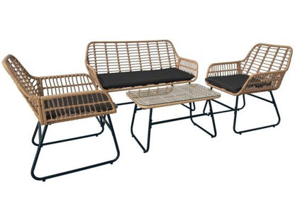 TARMAR Sodo baldų rinkinys – sofa, kėdės ir stalas