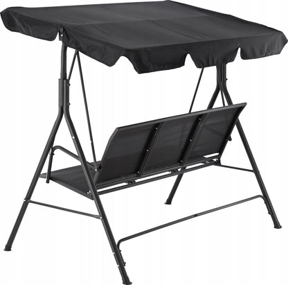 Sodo sūpynės su tekstileno sėdyne ir stogeliu I SUIGI