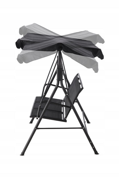 Sodo sūpynės su tekstileno sėdyne ir stogeliu I SUIGI