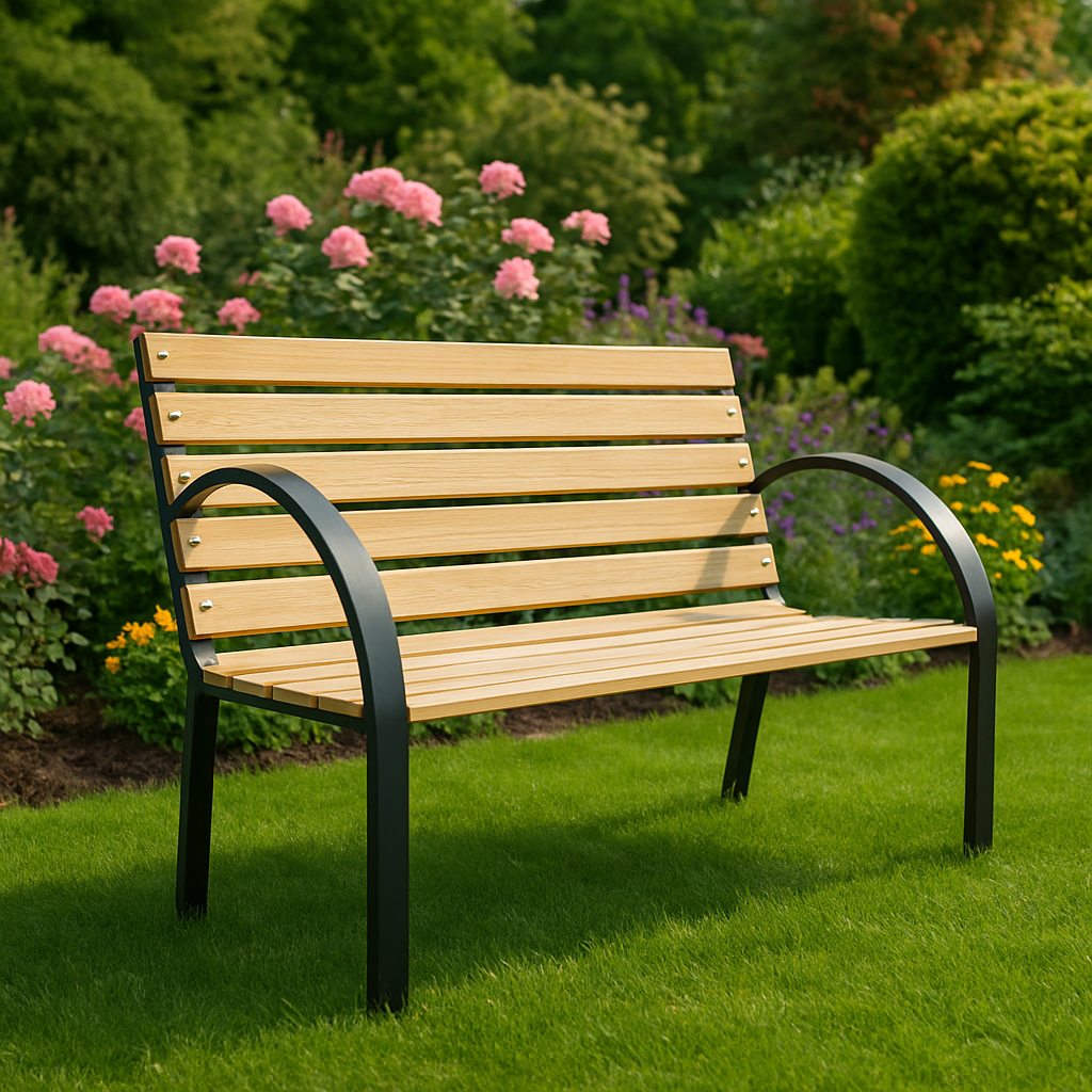 Sodo suoliukas su atlošu 120 cm | GARDENLINE