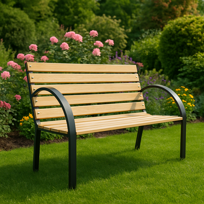 Sodo suoliukas su atlošu 120 cm | GARDENLINE