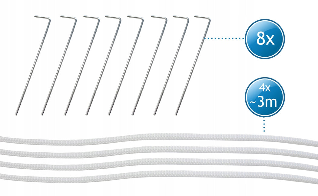 Sodo Pavėsinė 3x3m su tinkleliu nuo uodų