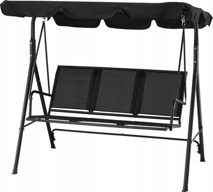 Sodo sūpynės su tekstileno sėdyne ir stogeliu I SUIGI