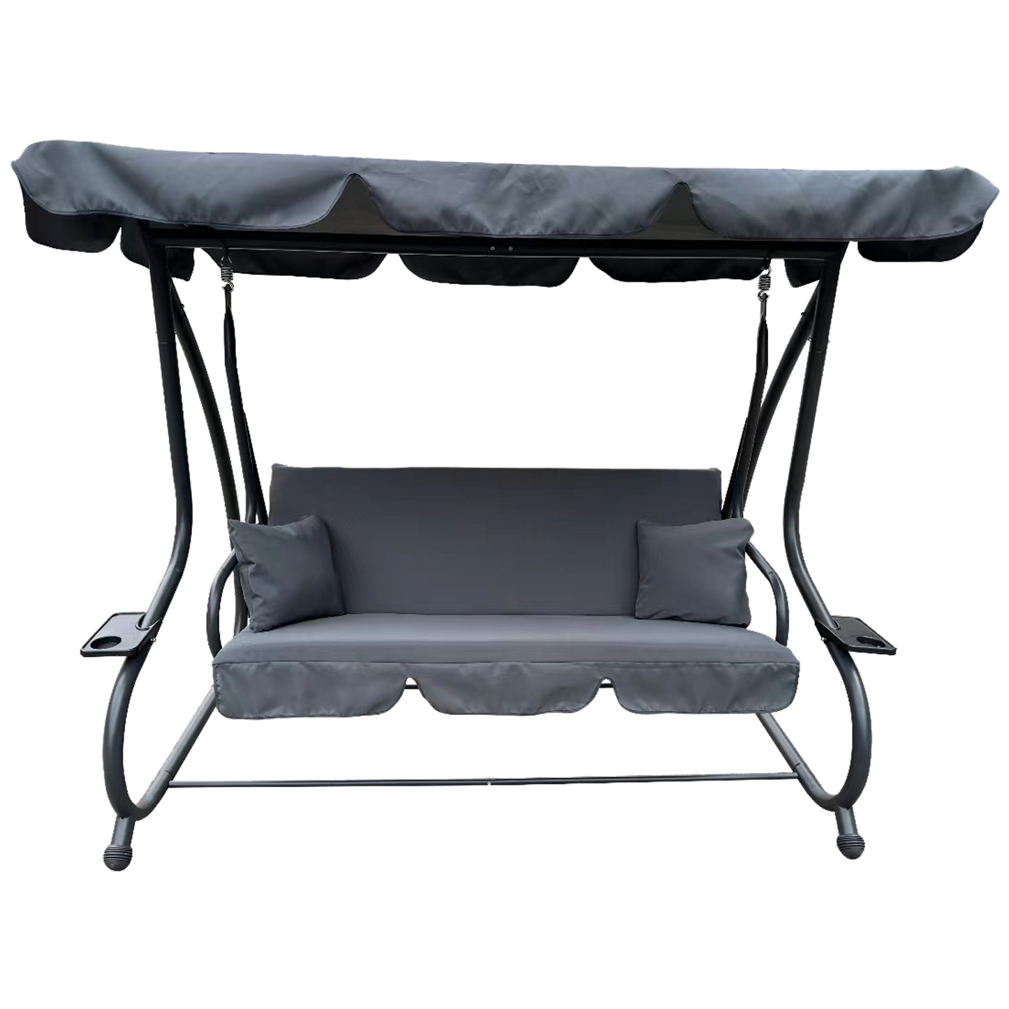 4 Vietų sodo supynės su reguliuojamu stogeliu I „SUIGI“