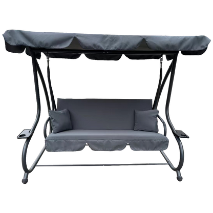 4 Vietų sodo supynės su reguliuojamu stogeliu I „SUIGI“