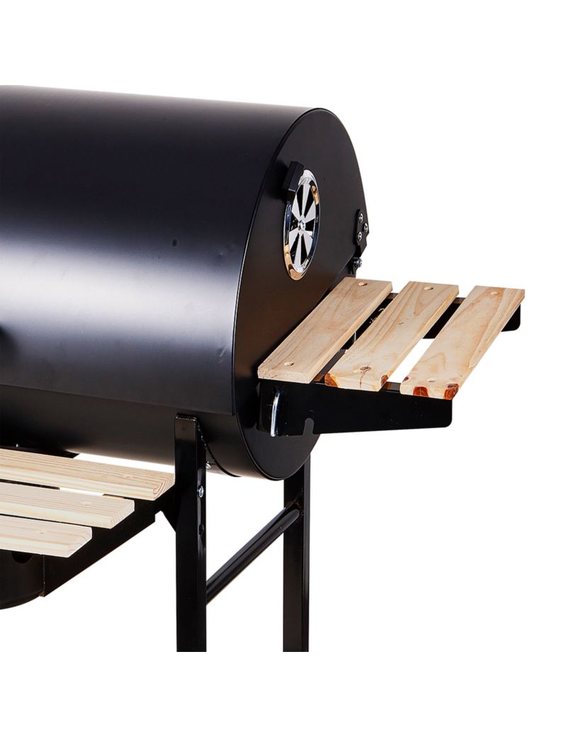 Sodo grilius su ratukais ir XXL dydžio dangčiu