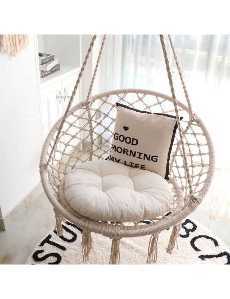 Pakabinamos pintos sūpynės BOHO 80cm + Pagalvė