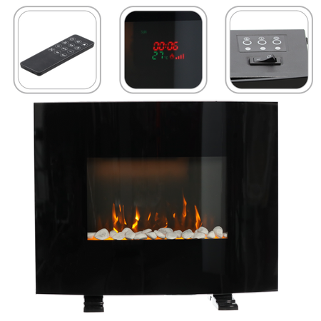 Sieninis Židinys I Flame Effect