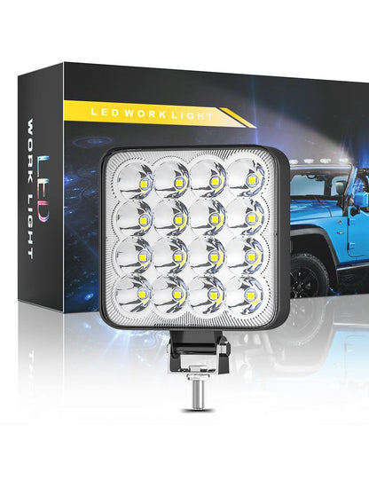Papildoma LED lempa ant automobilio 48W