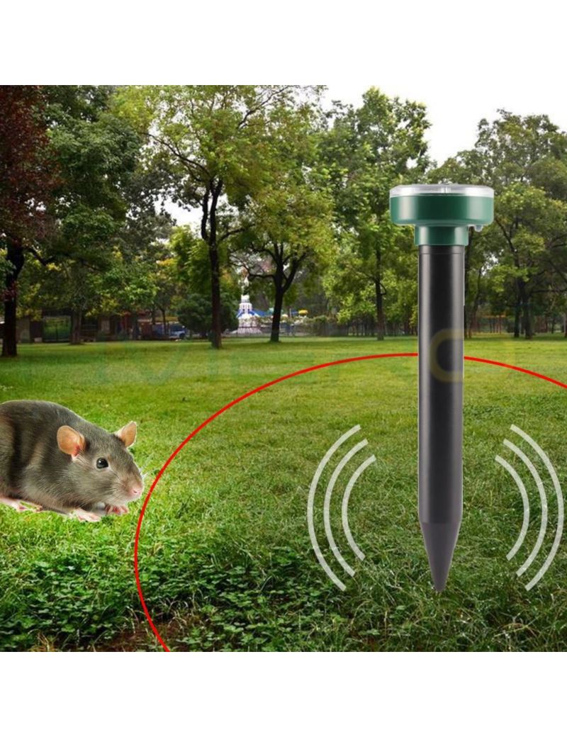 Saulės kintamo dažnio kurmių ir graužikų repelentas 2vnt, John Green