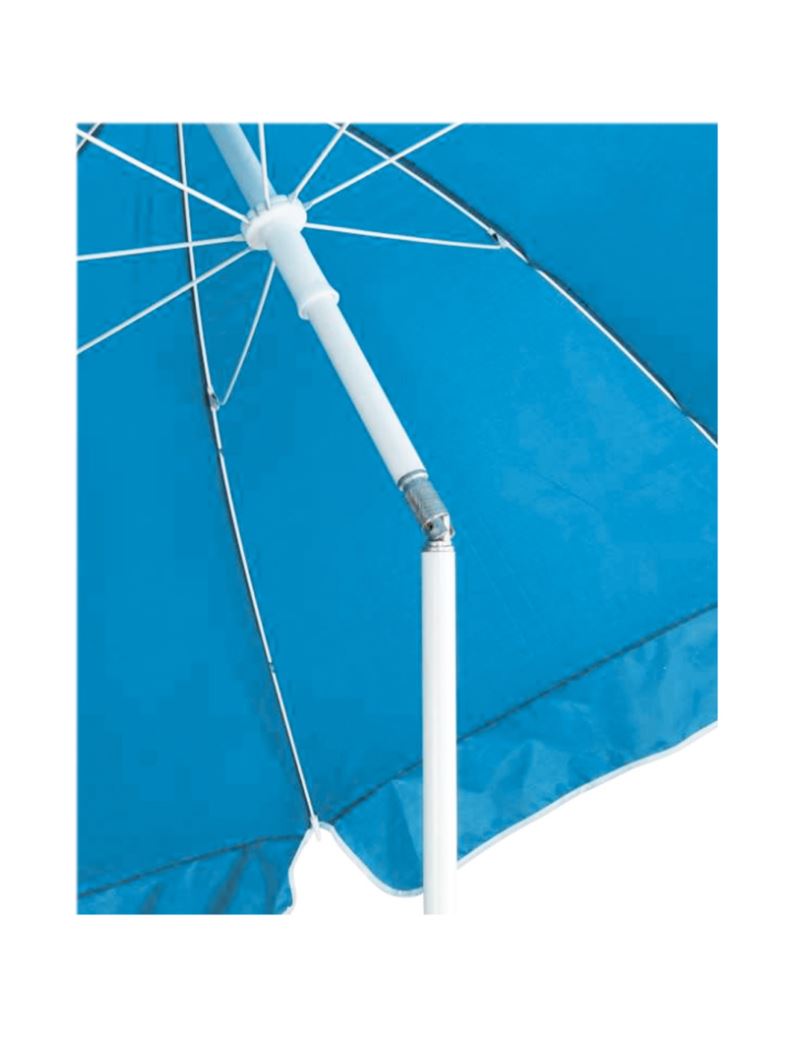 Paplūdimio skėtis, Sulankstomas, 180cm, Mėlynas