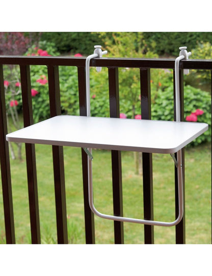 Pakabinamas balkono stalas 60x40cm Baltas, John Green