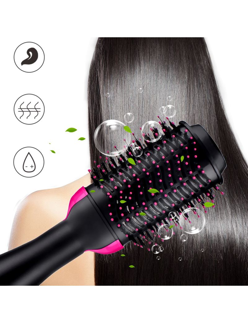 4-in-1 Elektrinis Plaukų Šepetys su Džiovintuvu