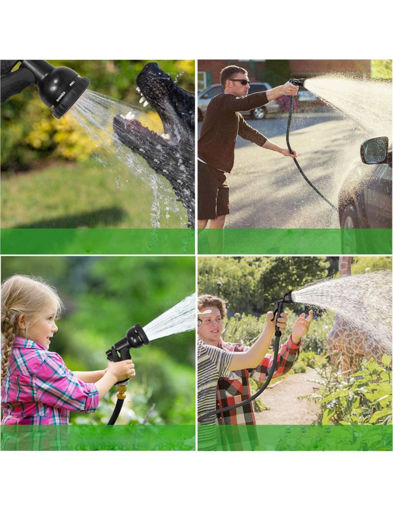 22m Ištempiama sodo žarna + Jungtys + Pistoletas, John Green