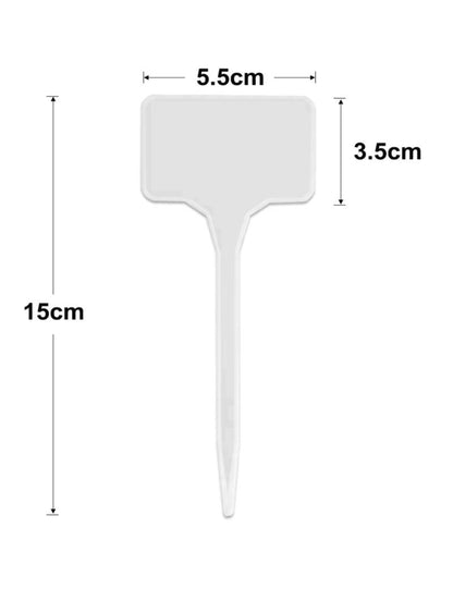 Baltos augalų etiketės John Green, 50vnt.