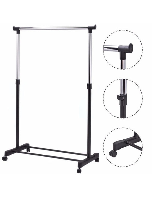 Darbužių stovas su ratukais ir batų lentyna