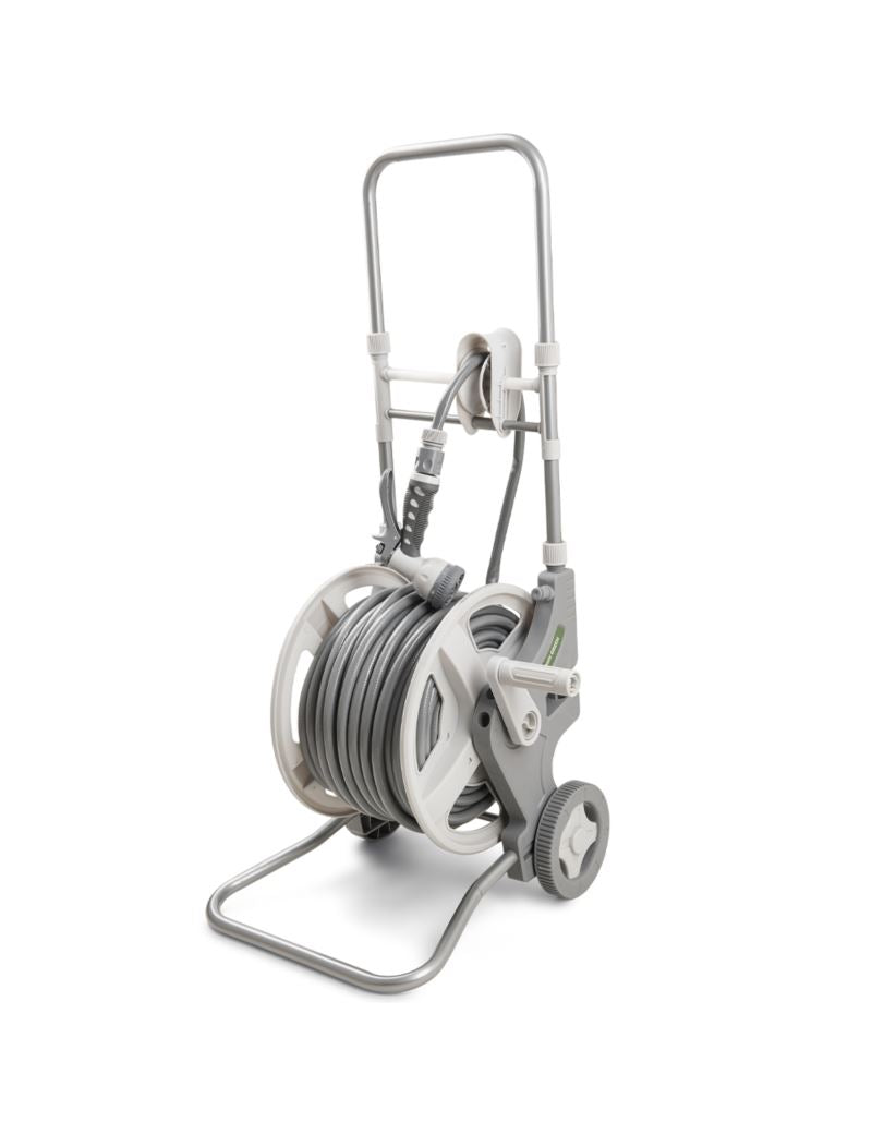 Vežimėlis + 50m Sodo žarna + Pistoletas + Purkštuvas, John Green